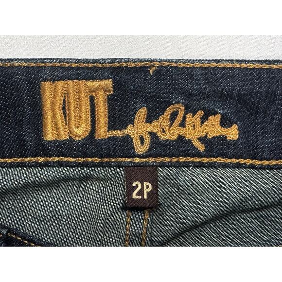 NWT Kut from the Kloth Women's Catherine Boyfriend Blue Jeans - Size 2P (28x27) - Picture 5 of 8